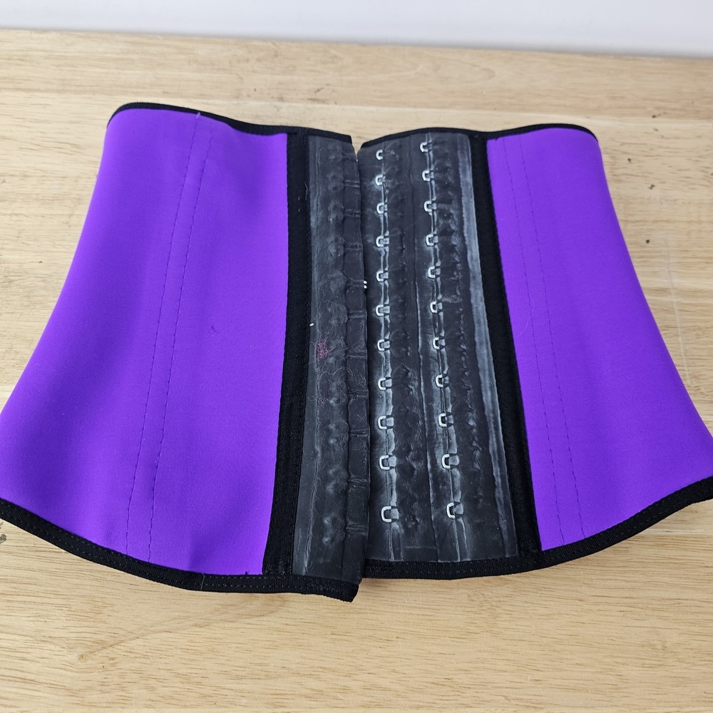 Ann Chery Womens 34 Waist Trainer Cincher Purple Hourglass‎ 3 Hook Shaping Faja